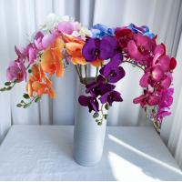 Quality Natural Real Touch Latex Moth Orchid Decorative Artificial Flower Butterfly for sale