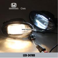 China Honda Civic car front fog lamp assembly LED daytime running lights drl factory