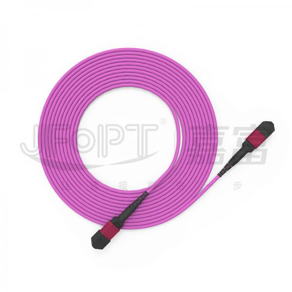Quality Switchable Polarity MPO patch cable With A/B Polarity Conversion And Key for sale