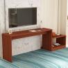 China Durable Hotel Bedroom Furniture TV Table / Hotel Style Bedside Tables Solid Wood factory