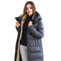 China FODARLLOY 2022 High End Winter Puffer Jacket Ladies Warm Hooded Cotton-padded Clothes Women Slim Long Down Woman Jacket And Coat factory