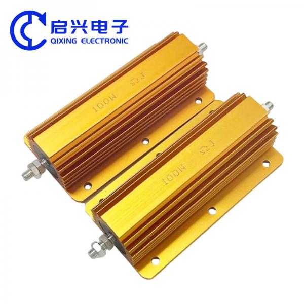 Quality RXG24 Gold Aluminum Shell 200W 2rj Wire Wound Resistor High Power for sale