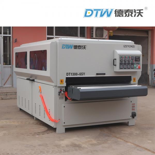 Quality DTWMAC Wood Surface Finishing Machine DT1300-6SY Primer Carving Brush Sander for sale