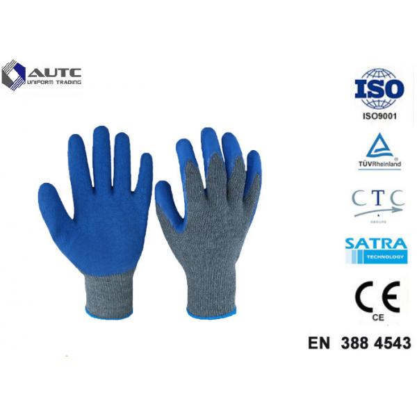 Quality Cut Resistant Gloves Flexible Breathable Nylon HPPE Glass Fiber Latex Coated for sale