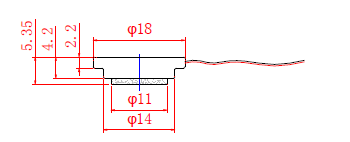 500KHz High Frequency Ultrasonic Sensor For Air Gas Flow Meters Flowrate Measurement