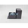 China Personalised Black Watch Packaging Box For Men 110 x 130 x 75 mm factory