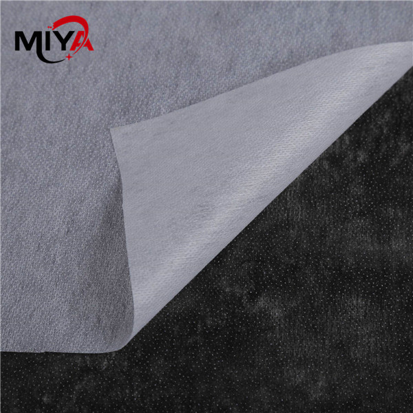Quality Double Dot Non Woven Fusing Interlining Thermal Bond Polyester for sale