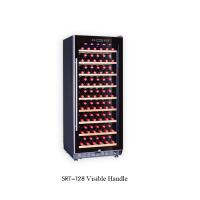 China glass door 135w 110 bottles Freestanding Wine Fridge for sale
