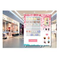 China Coin Operated Advertising Food Vending Machine , Cupcake Bread Snack Vending Machine factory
