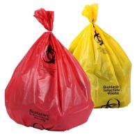 Quality Good Quality Red / Yellow Medical Waste Biohazard Plastic Liners for sale