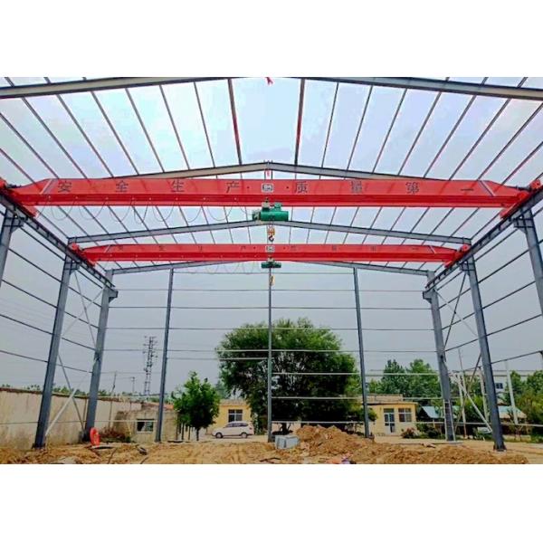 Quality Overload Protection Single Girder Overhead Crane Industrial EOT Crane With Limit for sale