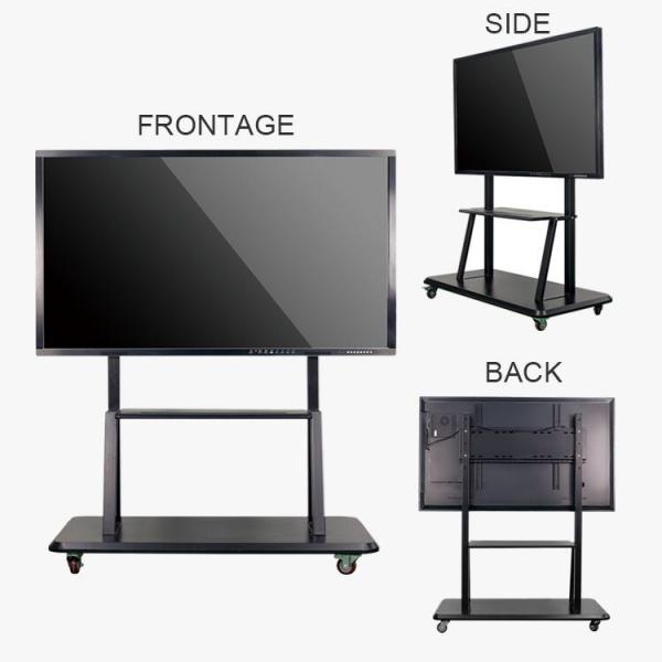 Quality 86" HD 4K Interactive Touch Screen LED Panel With Mobile Stand for sale