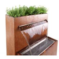 China Outdoor Water Fountain Garden Ornaments Corten Steel Water Feature for sale