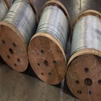 China 1/4&quot; EHS 5000 FT Reels Galvanized Steel Strand factory
