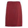 China Cotton Soft Fabric Red Color Women' Fashion Skirts For Office Wear Anti Wrinkle factory