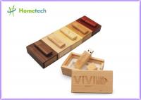 China Debossed Logo USB Wooden Memory Sticks 16GB For Company &amp; Individual factory