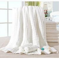 China 10 layer medical washable gauze bath towel baby blanket without fluorescent agent 110x115cm for sale