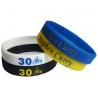 China Custom Colourful Sport Debossed Rubber Wristband  ,imkgift Debossed Silicone Wristbands for Promotion factory