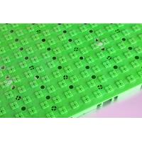 Quality Thermoplastic Rubber Artificial Grass Drainage Underlay Green For Sport Field for sale