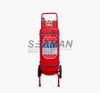 China Mobile Trolly Marine Fire Extinguisher Wheel 45L Foam For Ship Fire - Fighting factory
