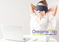 China Relax Dream Silk USB Eye Mask Gift Lavender Eye Pillow For Travelling and Sleeping factory