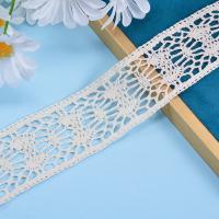 China White Cotton Lace Trim Embroidered Ribbon Crochet Lace Fabric Diy factory
