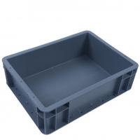 China 400X300X340mm Nestable Plastic Storage Box bin PE Moving Crate Stackable Foldable factory