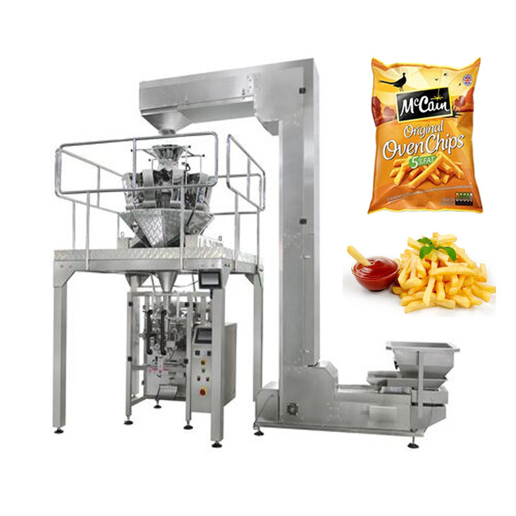 China Red adzuki beans chips packing machine potato chips making,roseting and packing machine TCLB-420AZ factory