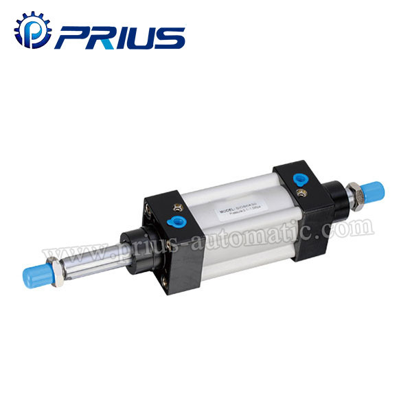 Quality Pneumatic Double Acting Cylinder , SIJ Type Adjustable Stroke Air Cylinder for sale