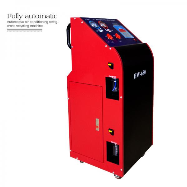 Quality R134a Recharge HW-680 AC Refrigerant Recovery Machine Fully Auto 8HP for sale