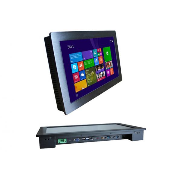 Quality 18.5" LCD Industrial Panel PC 5 Wire Resistive Touch Screen Celeron J1900 for sale