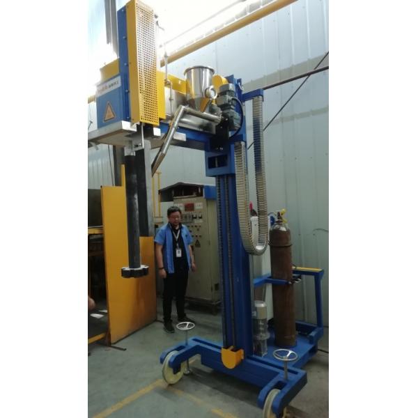 Quality Mobile Rotary Degassing Aluminum Equipment With Wheels For Molten Aluminum for sale