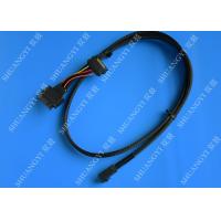 China SFF 8639 To SFF 8643 Serial Attached SCSI Cable , Black SAS 68 Pin SCSI Cable factory