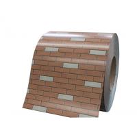 China JIS G3321 0.45mm Brick Grain PPGI PPGL Prepainted Galvalume Steel Coil Wall Cladding Usage 20 Years Warranty factory