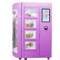 China Smart Cooling Automatic Flower Vending Machine 120V With Large Capacity factory