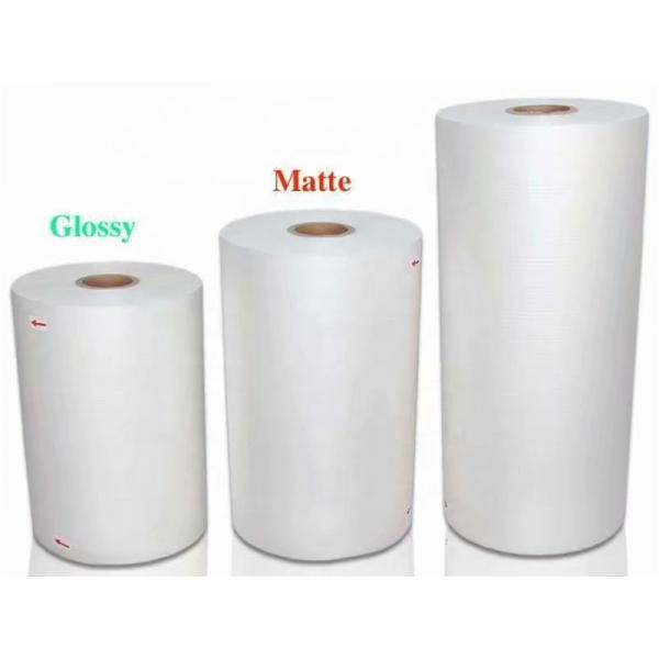 Quality 780mm BOPP Thermal Lamination Roll Films Glossy Matte for Hot Laminator for sale