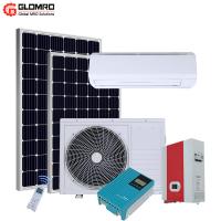 China 1 Ton 1400W Solar Powered Air Conditioner Air Cooler Wall Split Off Grid Dc 48V 60V 18000 Btu factory