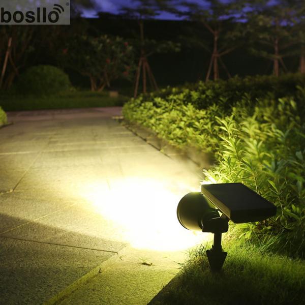 Quality IP65 Waterproof Outdoor Solar Security Lights 1W LED Garden Spotlights​ for sale
