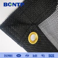 China 6'X14' Black Heavy Duty PVC Mesh Cloth Shade Mesh Traps For Dump Trailer factory