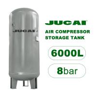China 6000L 8BAR Corrosion Resistant Air Storage Tank Large Compressed Air Tank for sale