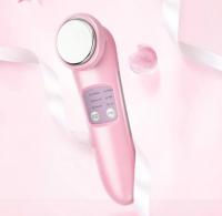 China Blue Red Light Handheld Face Cleaning Device , Ultrasound Facial Home Device factory