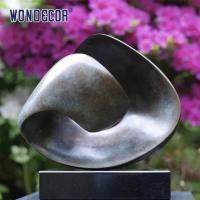 China Depth Based Abstract Bronze Sculpture Outdoor Garden Metal Decoration factory