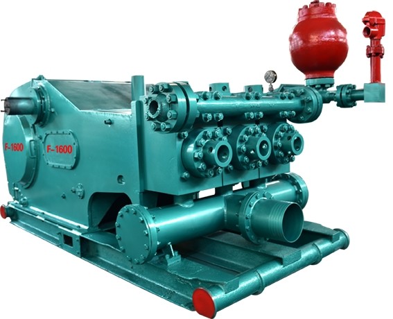 Quality 1600hp F Series Oilwell Triplex Reciprocating Pump 4615*3276*2688 for sale