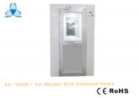 China Two Side Blowing Clean Room Air Shower With Manual Aluminum Doors For One Person factory