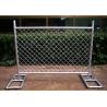 China Cross Brace Chain Link Builders Security Fencing Hot Galvanized Surface factory