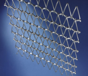 Quality 316 Stainless Steel Balanced Weave Net Conveyor Belt Wire Mesh for sale