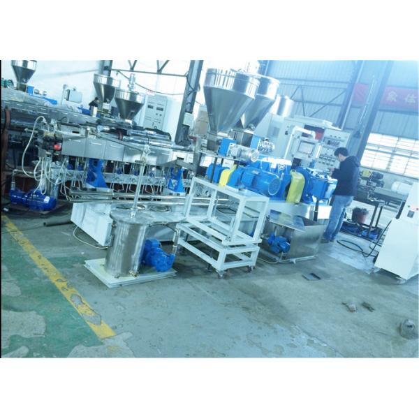 Quality Hight Torque Dual Screw Extruder With Strand Pelletizing System For Filler for sale