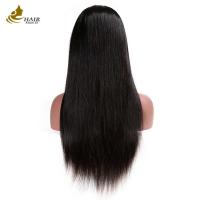 China Front Human Hair Lace Wig Straight 100% Virgin Peruvian factory