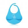China Foldable Waterproof Silicone Bib Easily Wipes Clean Four Seasons Available factory