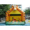 China Lovely Blow Up Kids Inflatable Tiger Jumping Castles for kids Inflatable Bouncy Castle Fun factory